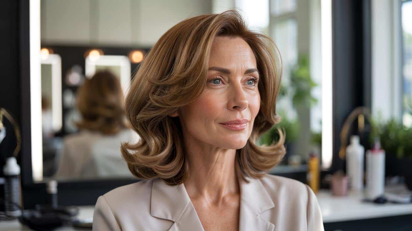 Jak wybrać fryzurę gdy masz kwadratową szczękę po 45