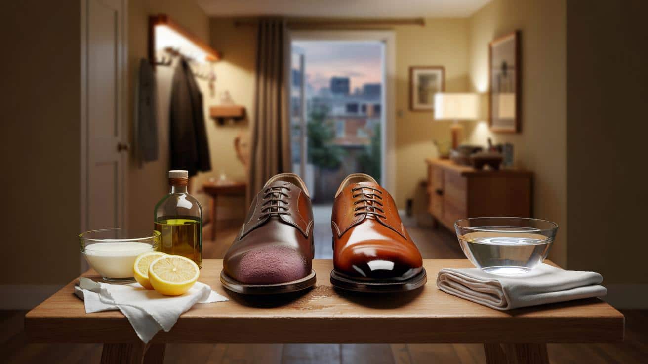 Jak wyczyścić buty skórzane naturalnymi metodami bez specjalnych past