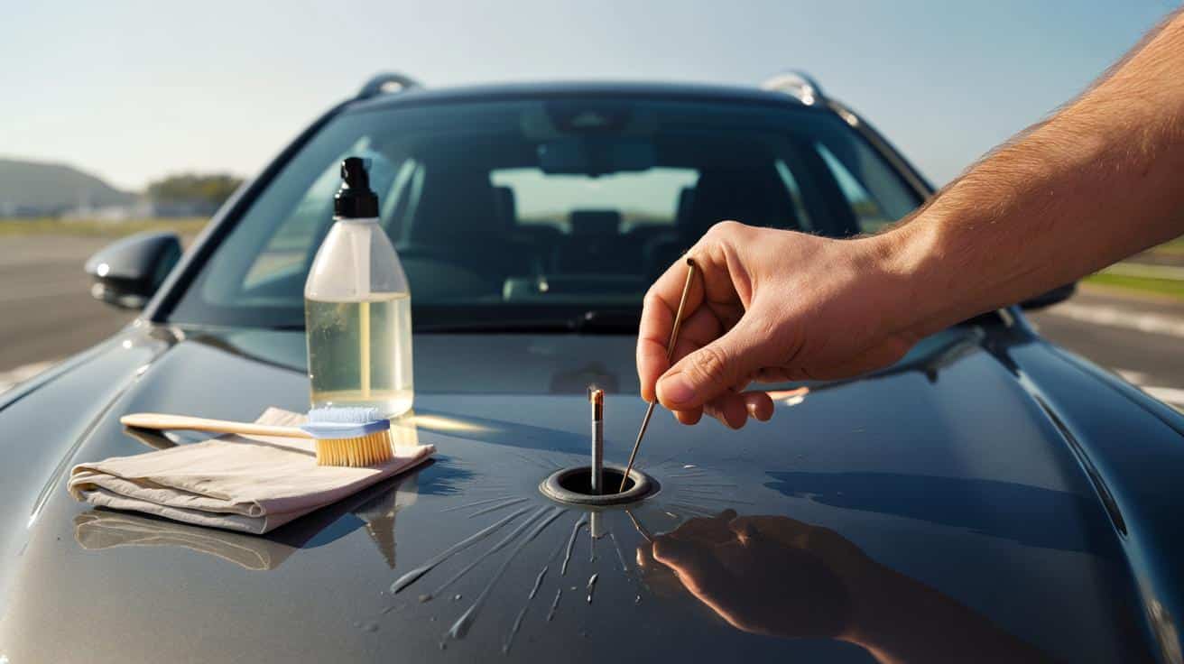 Jak wyczyścić dysze spryskiwaczy bez demontażu