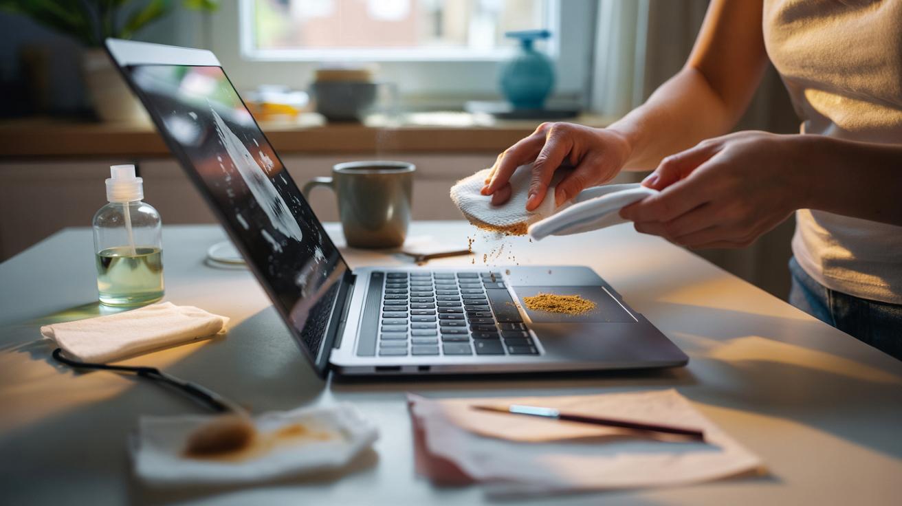 Jak wyczyścić klawiaturę laptopa bez psucia jej (i bez kupowania aerozolu)