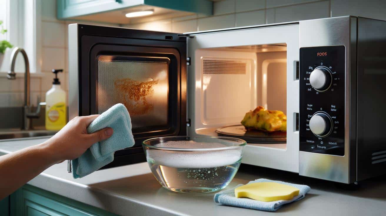 Jak wyczyścić mikrofalówkę w 4 minuty bez octu i cytryny