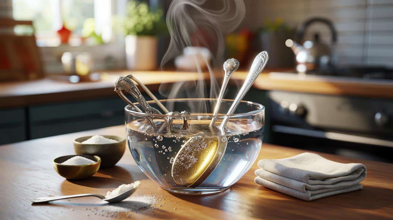 Jak wyczyścić srebra bez pasty i szmatki