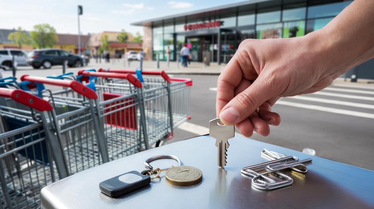 Jak wziąć wózek w markecie bez monety? Sprytne triki na co dzień