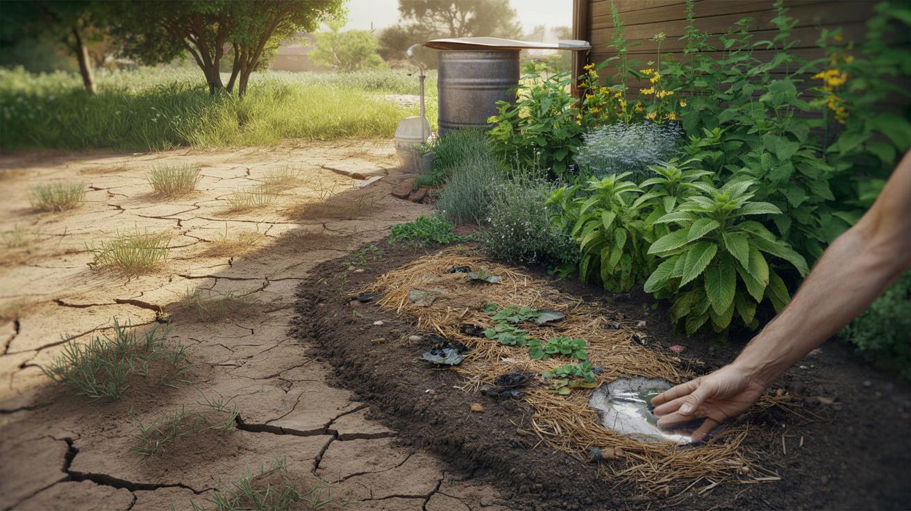 Jak zatrzymać wodę w glebie podczas suszy prawie bez kosztów