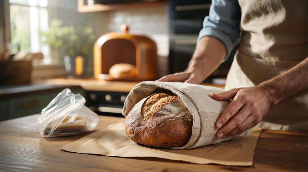 Jak zawinąć chleb, żeby był świeży kilka dni dłużej (bez folii)