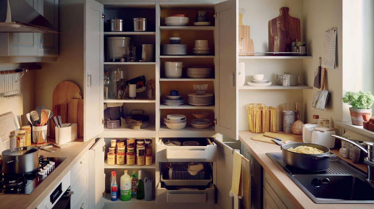 Jak zorganizować szafę kuchenną tak, żeby zawsze wszystko było pod ręką i czysto