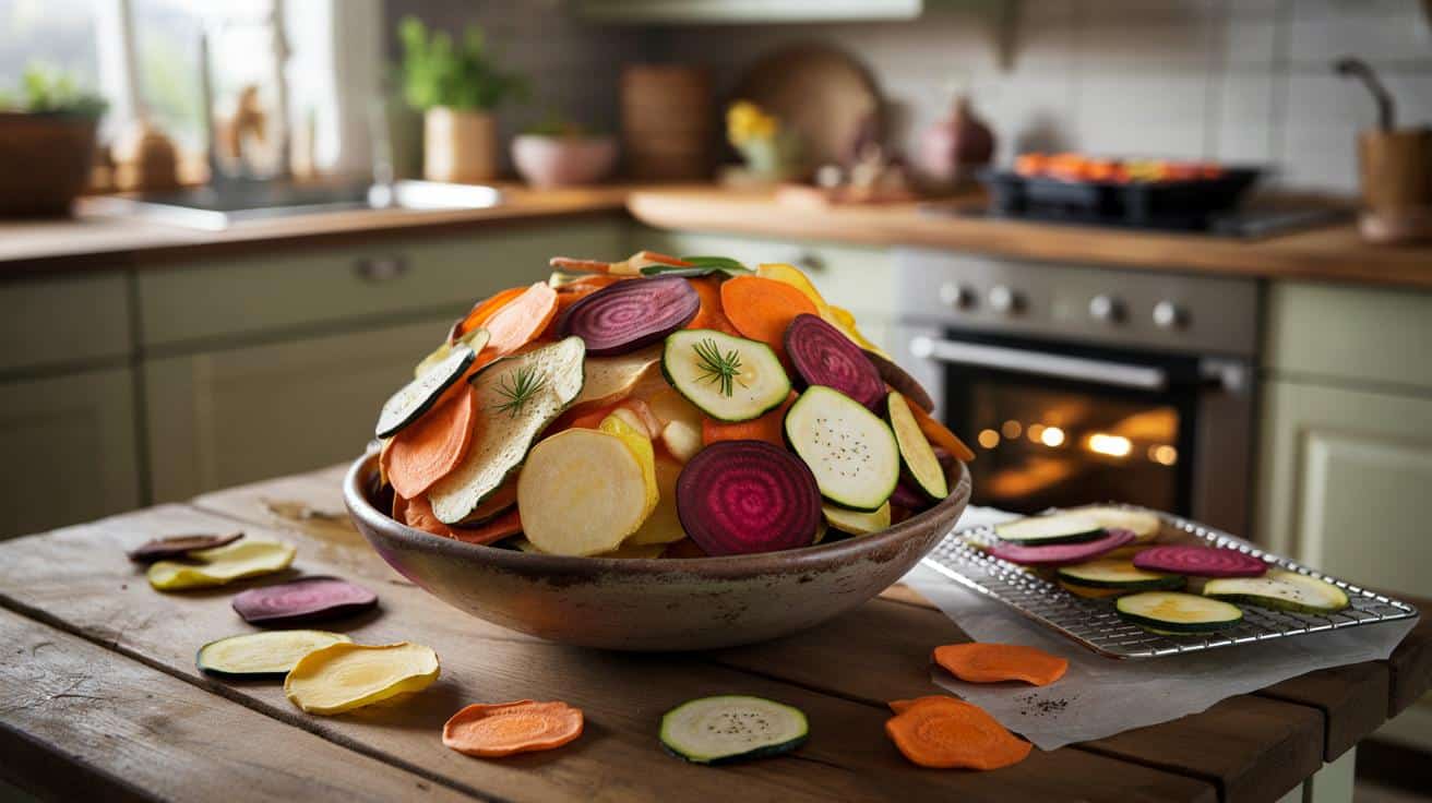 Jak zrobić domowe chipsy z warzyw, które są chrupiące i nie tak tłuste jak ze sklepu