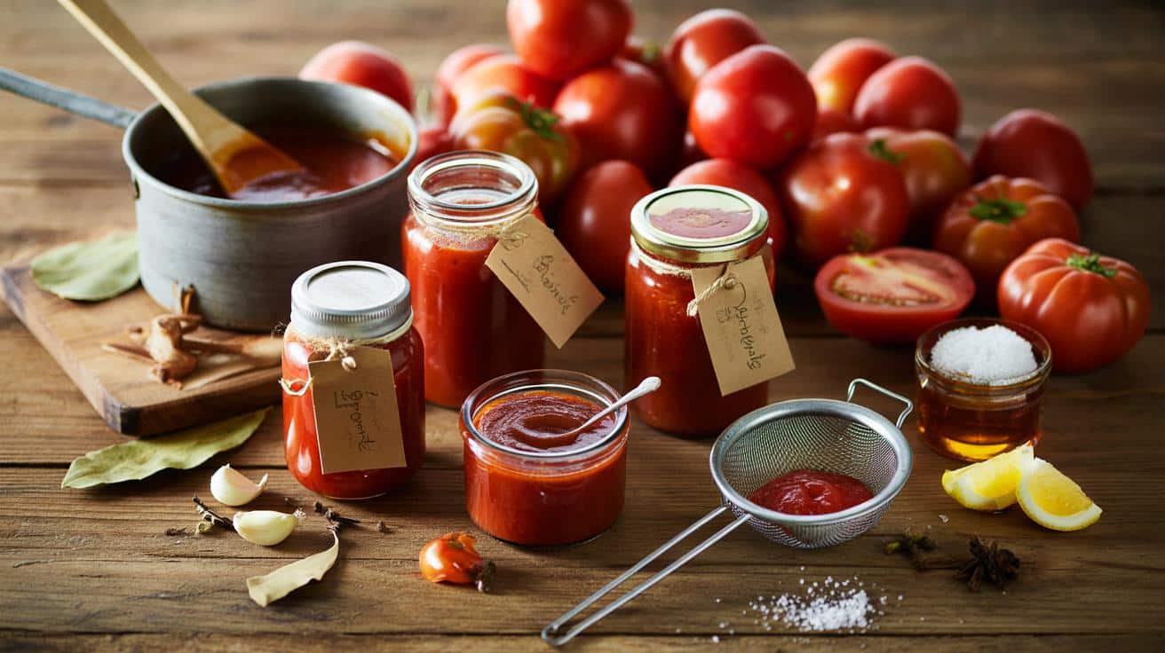 Jak zrobić domowy ketchup ze świeżych pomidorów bez octu i bez konserwantów w słoiku