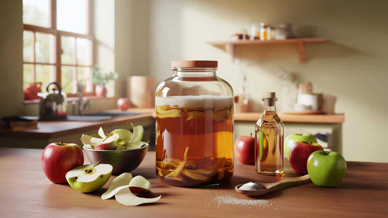 Jak zrobić domowy ocet jabłkowy z resztek jabłek i dlaczego warto spróbować
