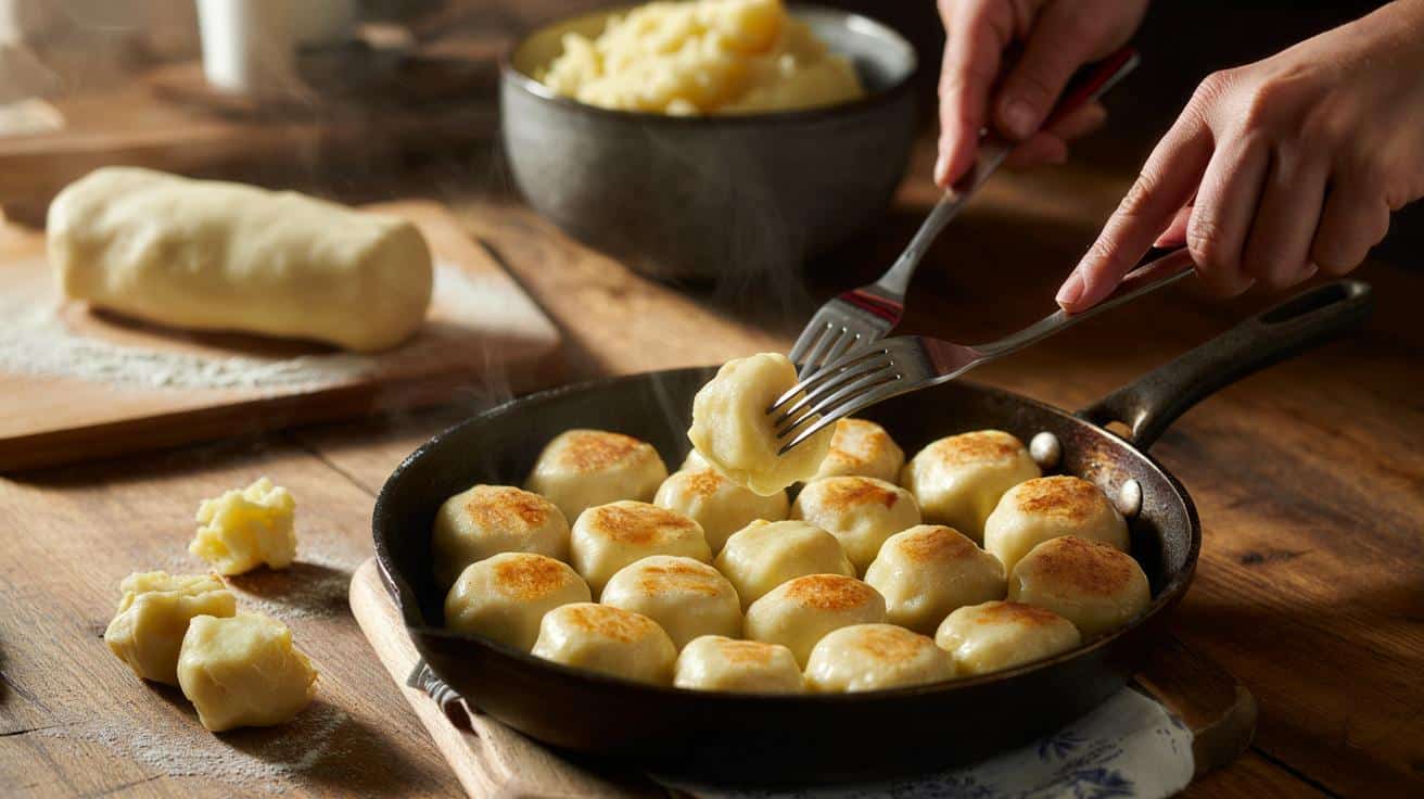 Jak zrobić idealne kopytka z ziemniaków bez gotowania i bez rozklejania się na patelni