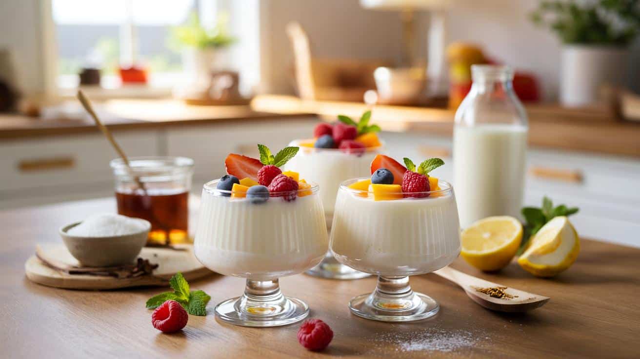 Jak zrobić lekką i puszystą pankotę bez żelatyny z użyciem tylko naturalnych składników