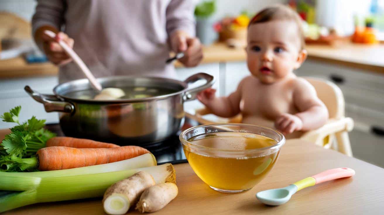 Jak zrobić rosołek dla niemowlaka po szóstym miesiącu — przepis bez soli i bez przypraw