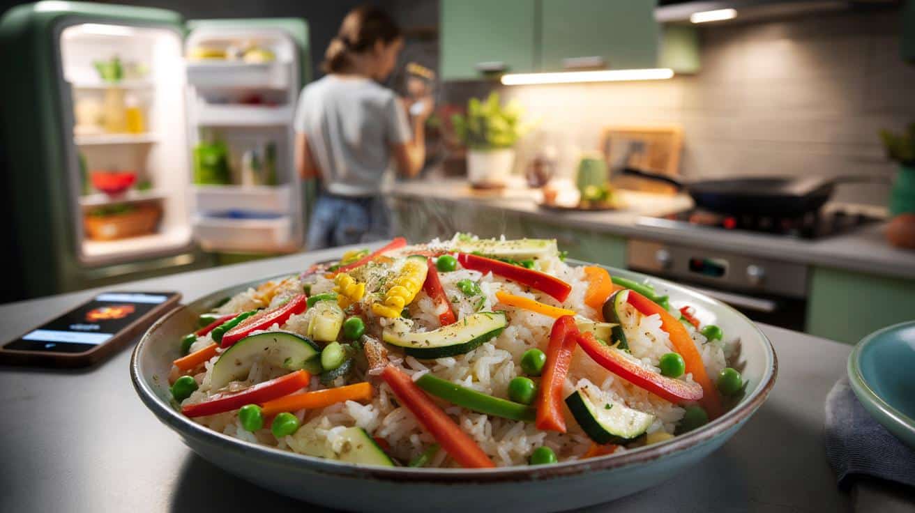 Jak zrobić szybkie danie z ryżu i warzyw które można przygotować w 20 minut