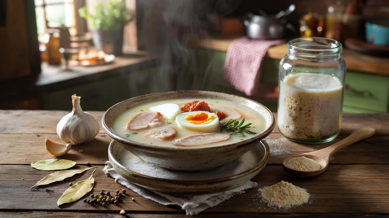 Jak zrobić zupę żurek bez proszku ze sklepu, żeby miała prawdziwy kwaskowaty smak