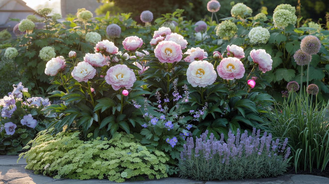 Jakie rośliny posadzić obok piwonii, żeby kwitły zjawiskowo