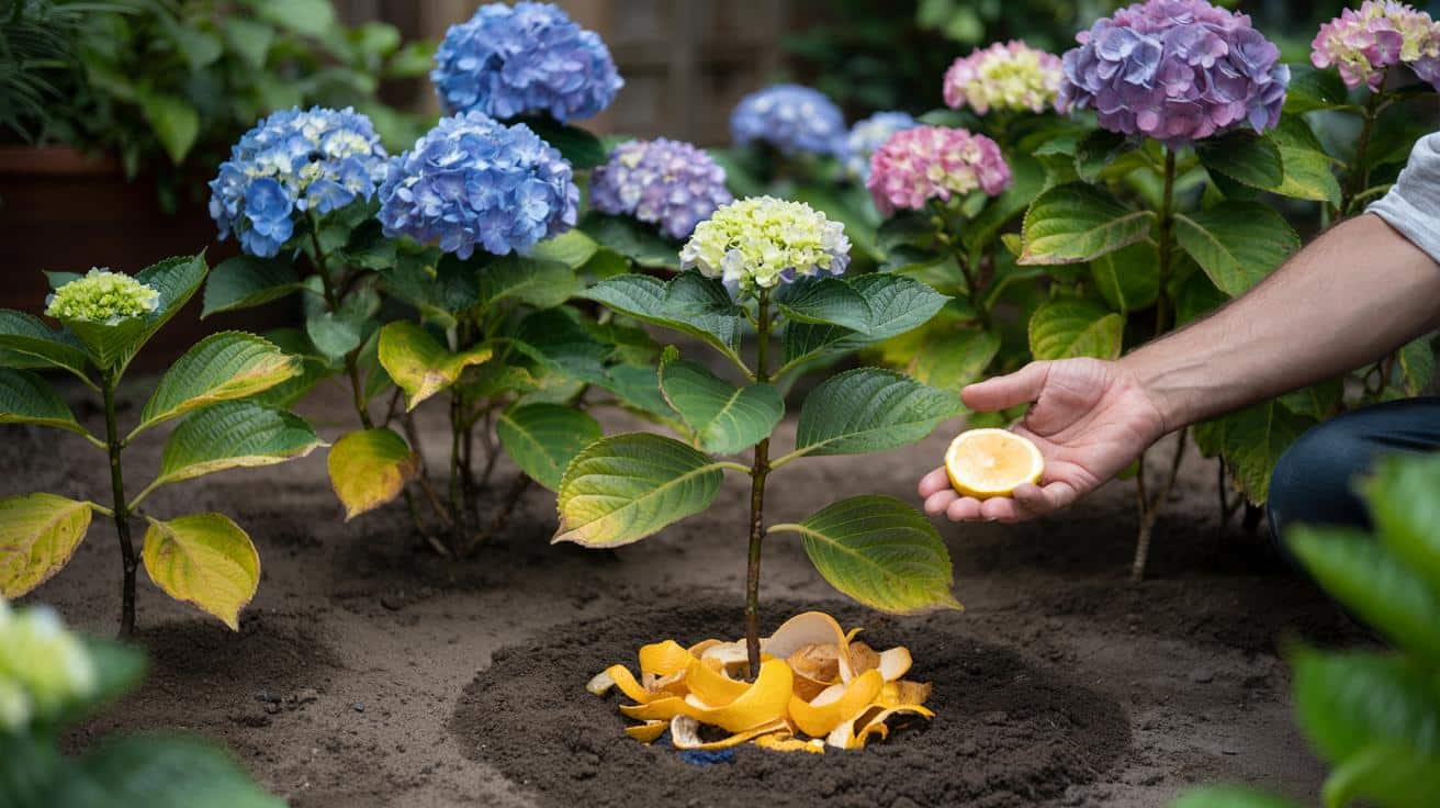 Jeden kuchenny odpadek, który spektakularnie wzmacnia hortensje i ich kwiaty