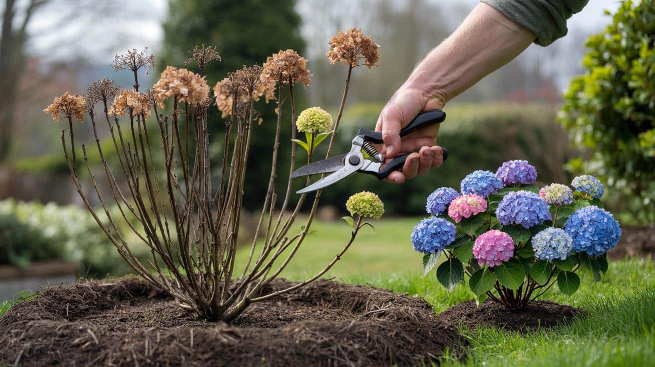 Jeden marcowy trik Monty’ego Dona daje hortensjom morze kwiatów latem