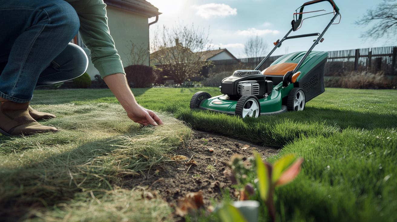 Jeden marcowy trik na trawniku, który daje soczystą zieleń latem