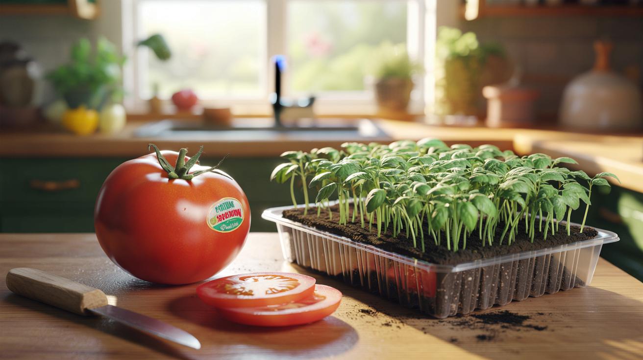 Jeden pomidor z dyskontu, dziesiątki sadzonek za darmo. Prosty trik na wiosnę