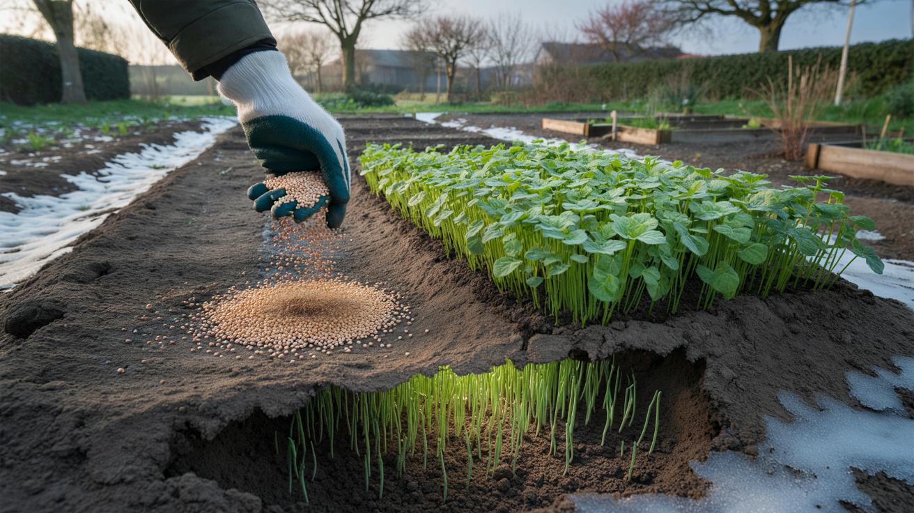 Jeden prosty siew zimą, który robi cuda z glebą na wiosnę