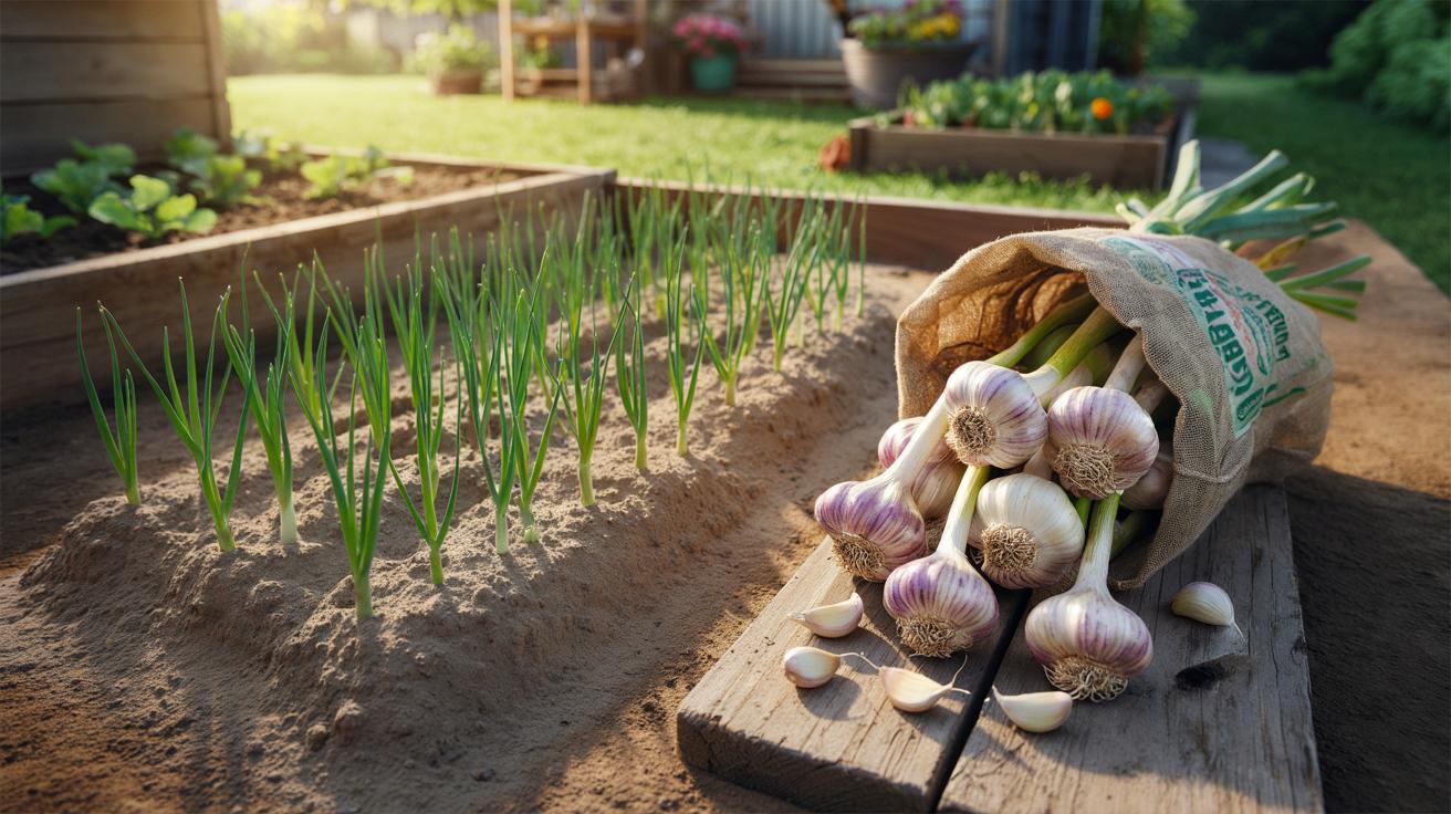 Jeden tani produkt z marketu, który da ci pełne grządki czosnku