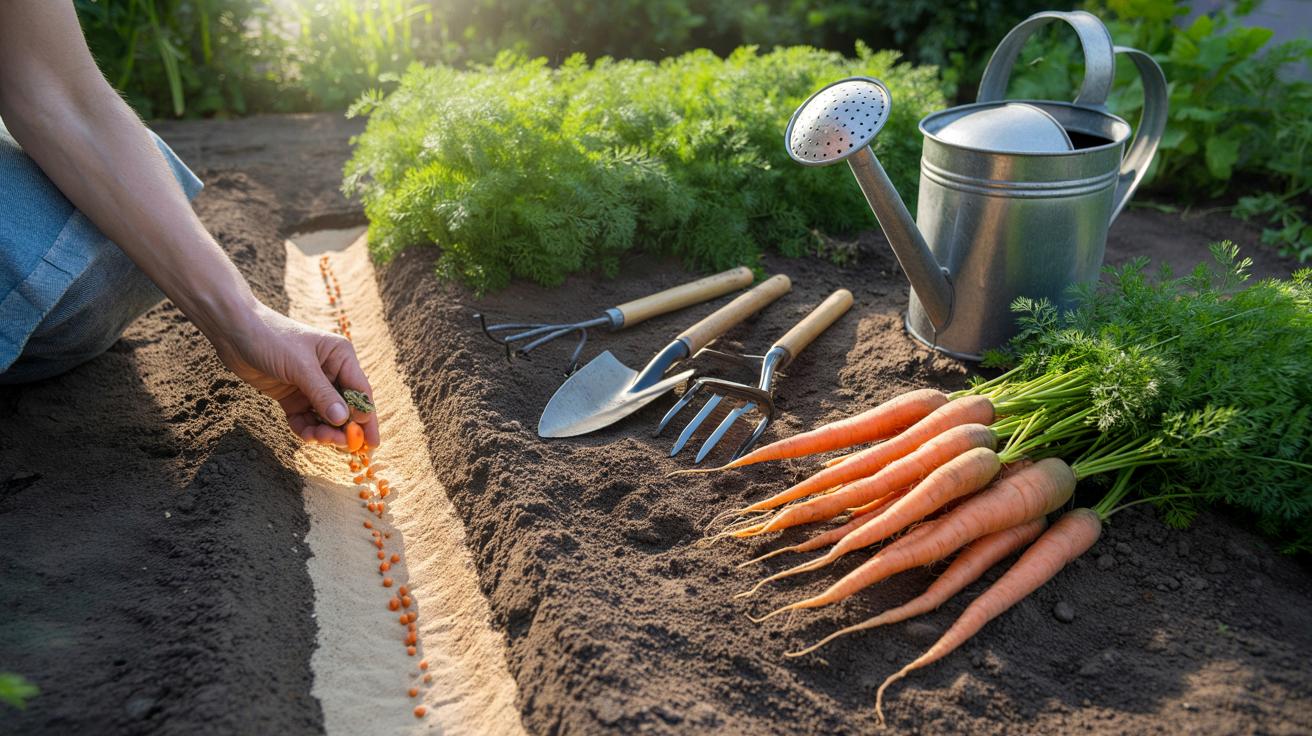 Jedna prosta sztuczka na idealne marchewki bez rozwidlonych korzeni