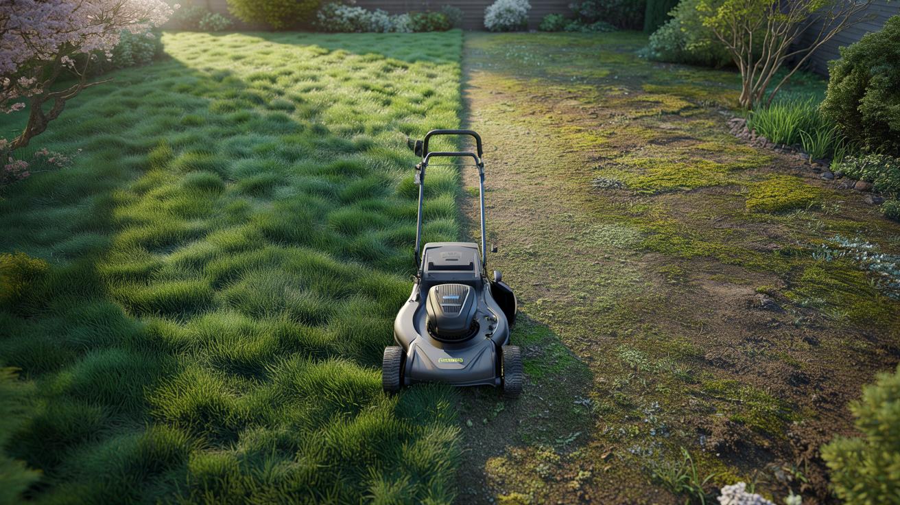 Jedna wiosenna pomyłka przy koszeniu trawy, która rujnuje trawnik na cały sezon
