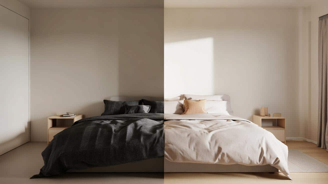 Jedna zmiana pościeli sprawiła, że mała sypialnia nagle „urosła”