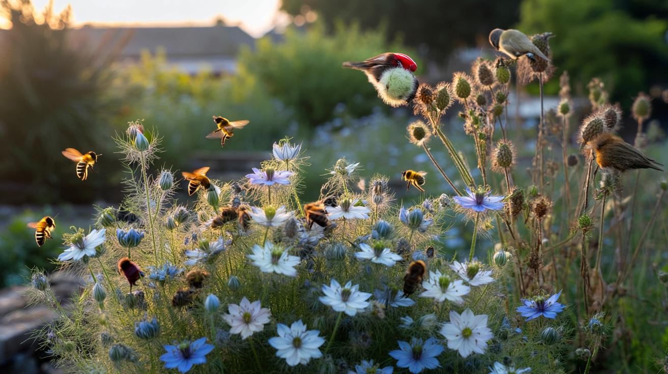 Ta jednoroczna roślina z wiosennego siewu przyciągnie pszczoły i ptaki jak magnes