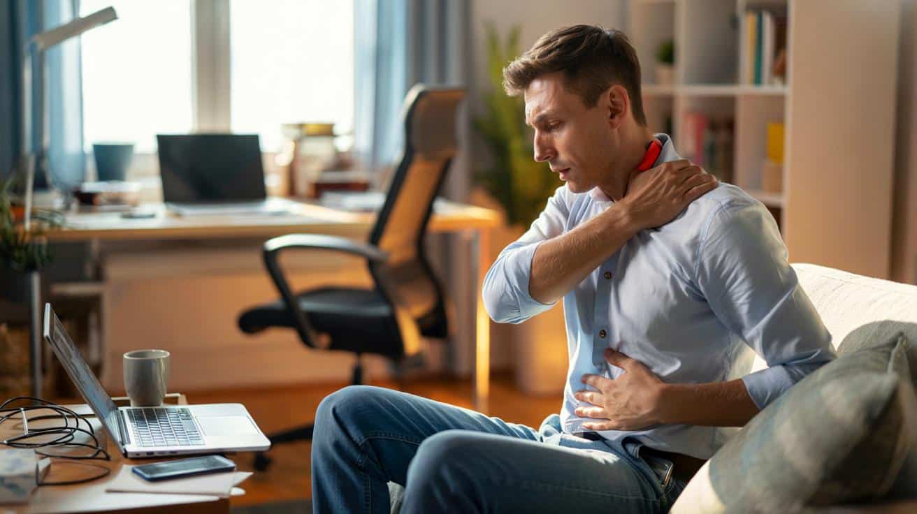 Jeśli czujesz napięcie w barkach po pracy, przyczyna może być banalna