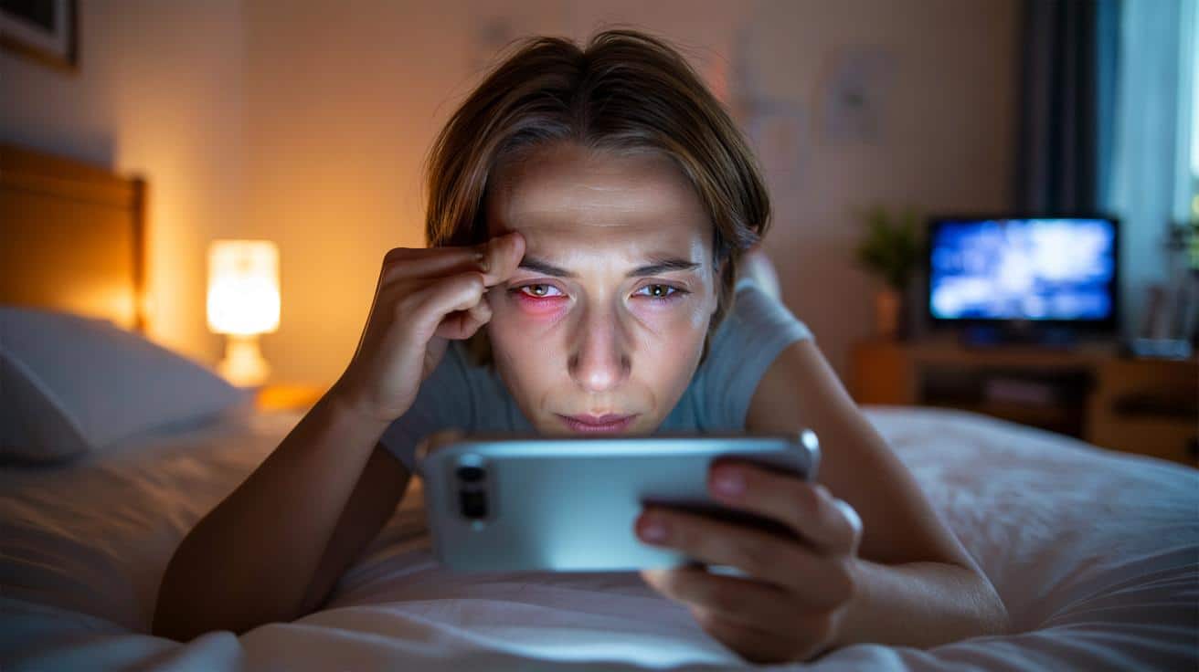 Jeśli twoje oczy pieką wieczorem, przyczyna może być codzienny nawyk przy ekranie