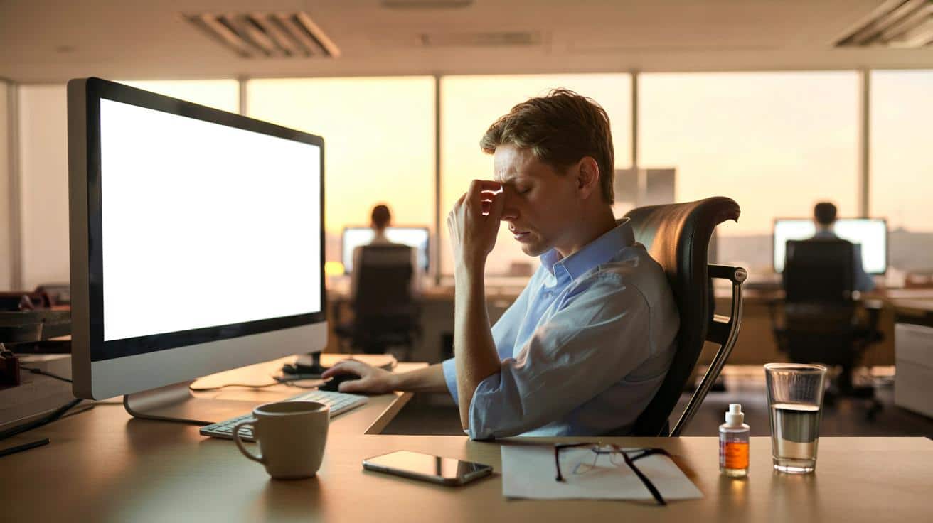 Jeśli twoje oczy są zmęczone po pracy przy komputerze, przyczyna może być oczywista