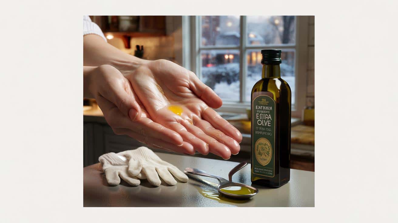 Jeśli twoje ręce są suche zimą, spróbuj tej prostej metody z oliwą