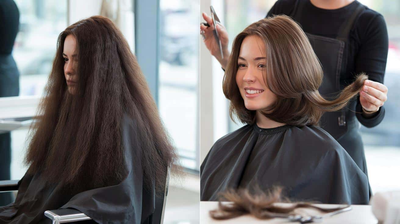 Jeśli twoje włosy są ciężkie i gęste, ta fryzura sprawi, że będą łatwiejsze do ułożenia