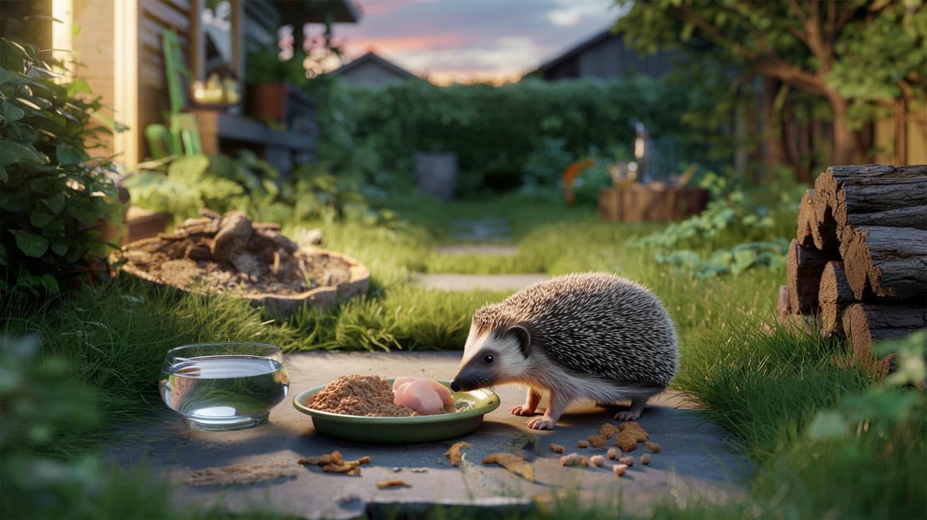 Jeż w ogrodzie: 6 bezpiecznych produktów z kuchni, które możesz mu podać