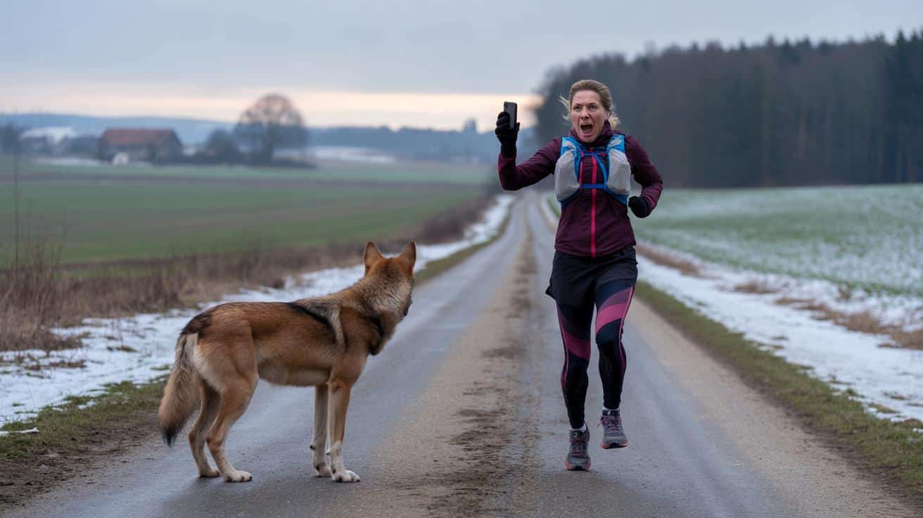 Joggerka myślała, że widzi psa. Zbliżyła się i krzyknęła przerażona