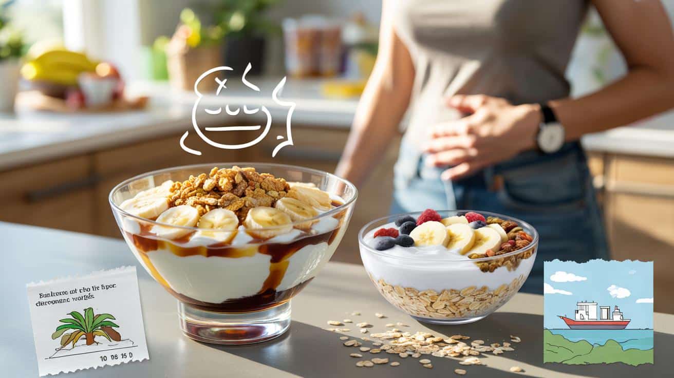 Jogurt grecki z bananem na śniadanie? Dietetycy studzą zachwyt