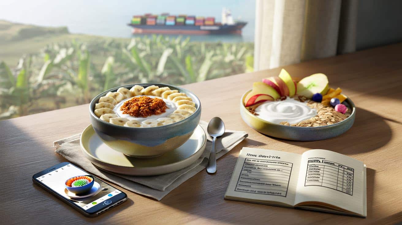 Jogurt typu greckiego z bananem na śniadanie? Dietetycy studzą entuzjazm