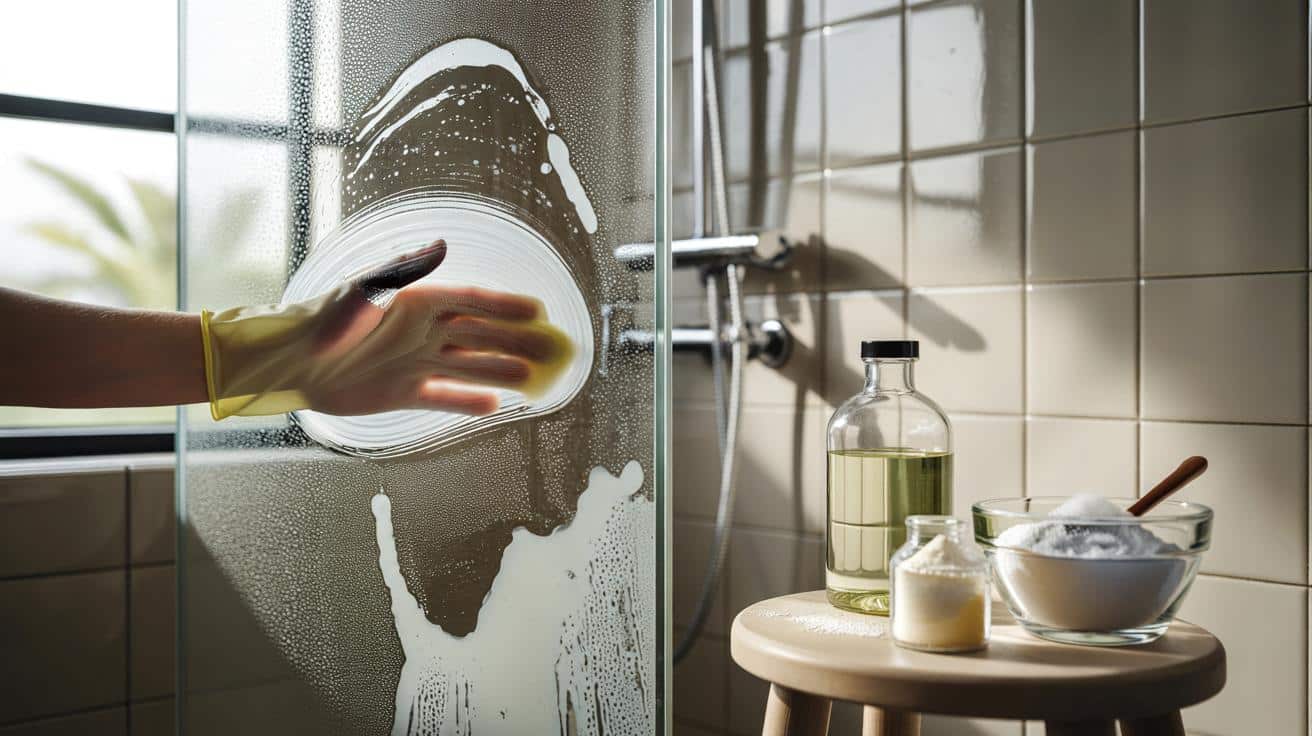 Kamień na szybie prysznica? Te 3 kuchenne składniki zrobią z niej „nową”