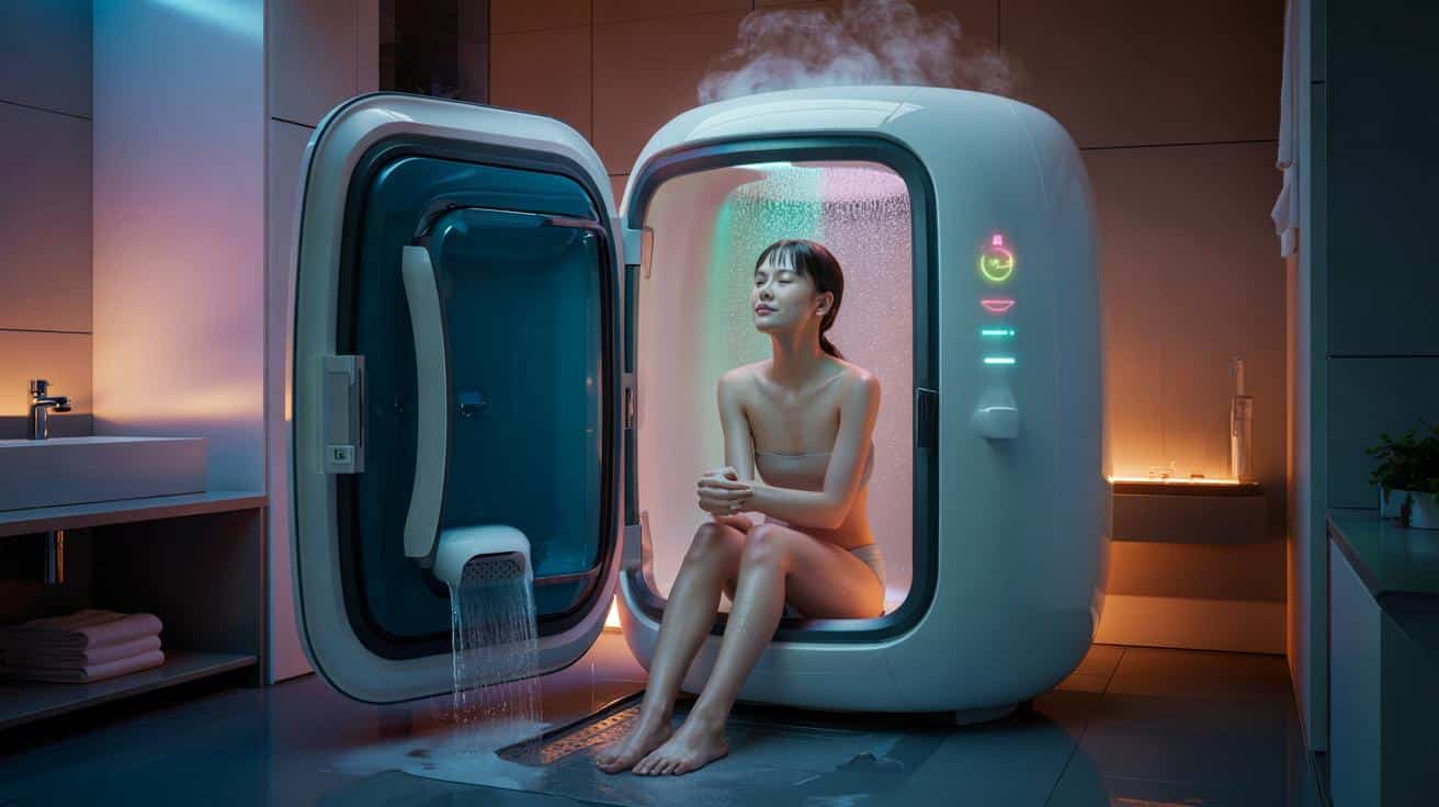 Nowa kapsuła zamiast prysznica? „Pralka do ludzi” myje ciało w 15 minut