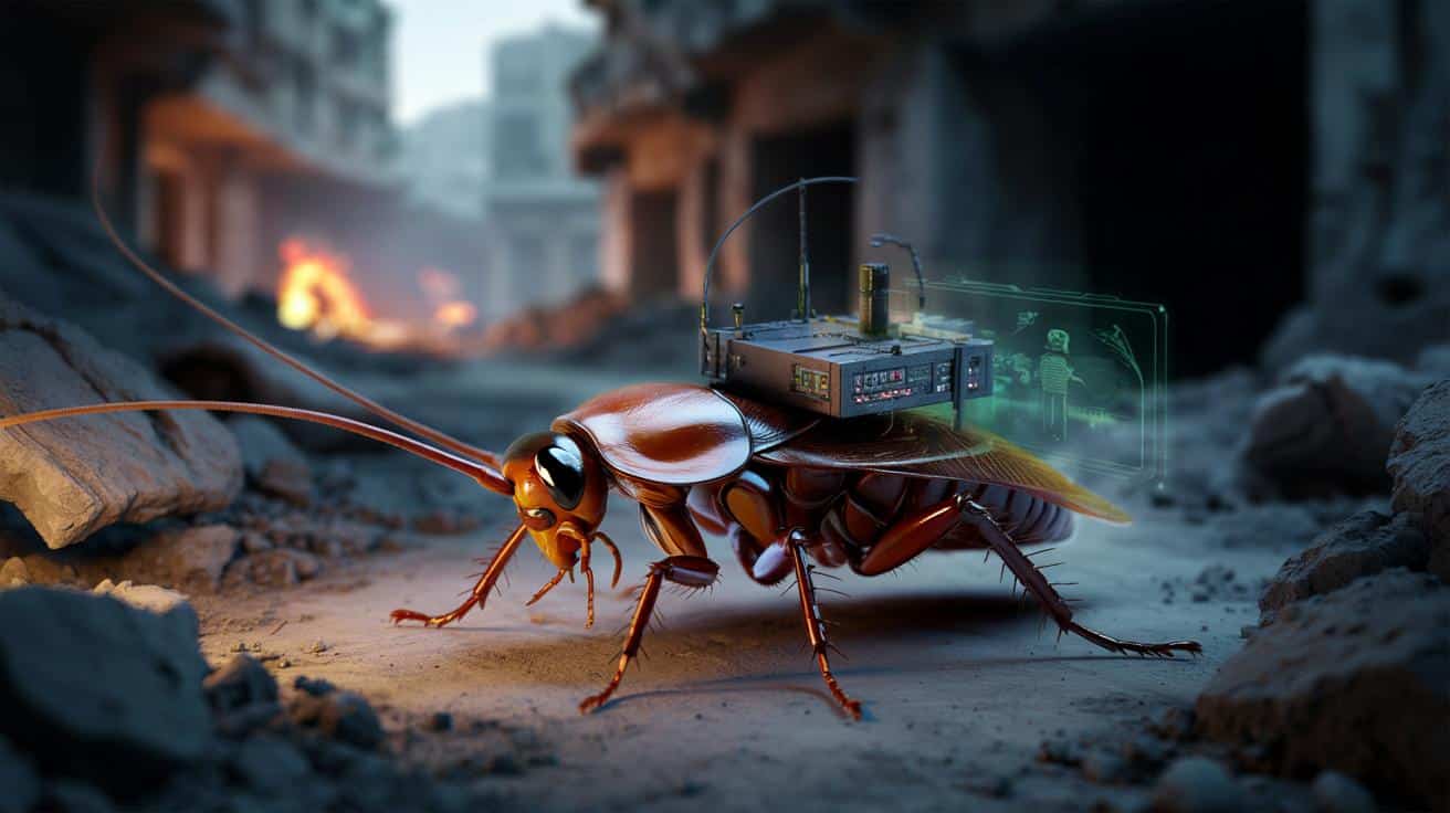 Karaluchy szpiedzy sterowane przez AI. Niemiecki projekt jak z horroru