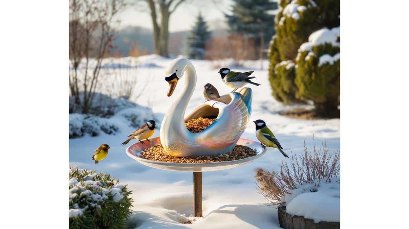 Ten kiczowaty wazon z pchlego targu uratuje zimą ptaki w twoim ogrodzie