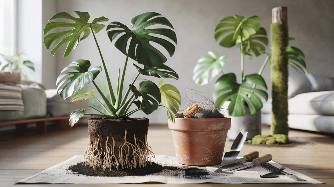 Kiedy przesadzić monsterę? Sygnały, których nie możesz zignorować