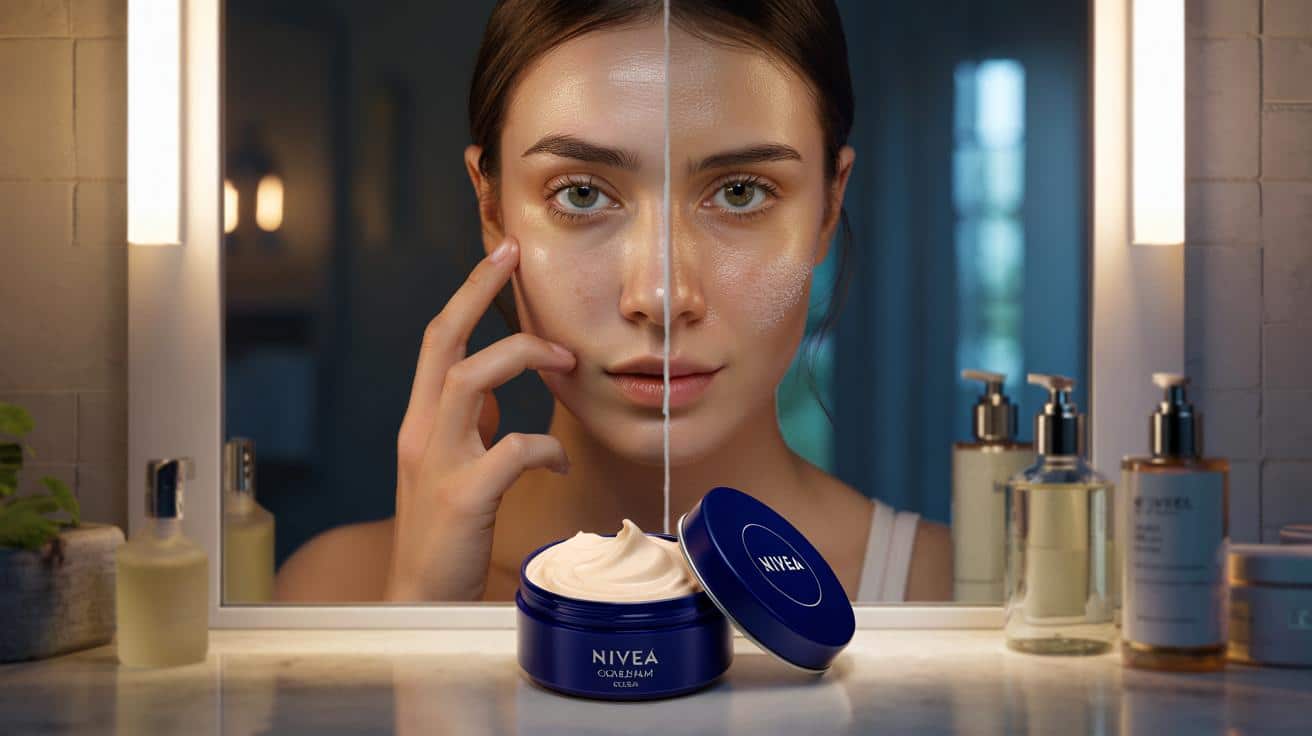 Klasyczna Nivea na pół twarzy przez tydzień: tak zmieniła skórę