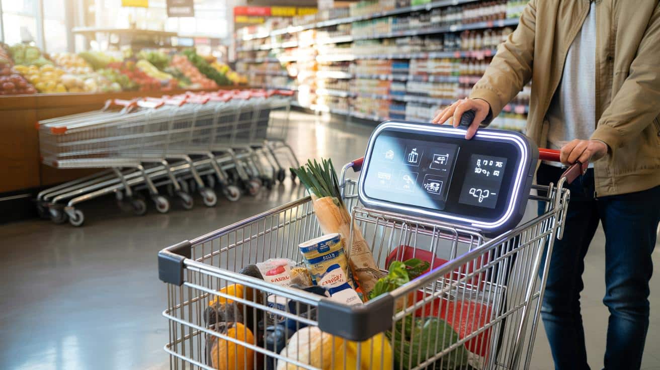 Klasyczne wózki w marketach znikają. Nadchodzi era inteligentnych koszyków