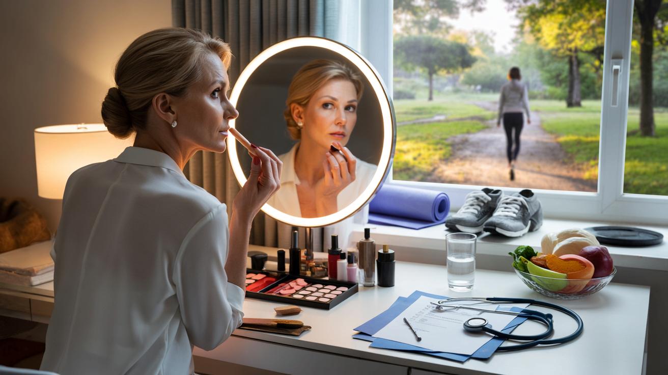 Kobiety po 50. stawiają na makijaż, a pomijają zdrowie? Eksperci ostrzegają