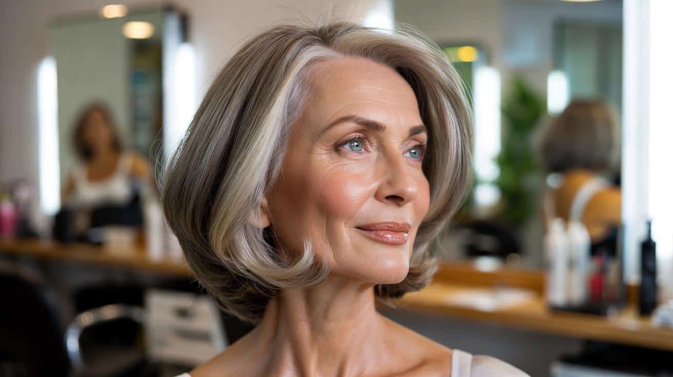 Kobiety po sześćdziesiątce wybierają tę fryzurę, bo podkreśla rysy twarzy