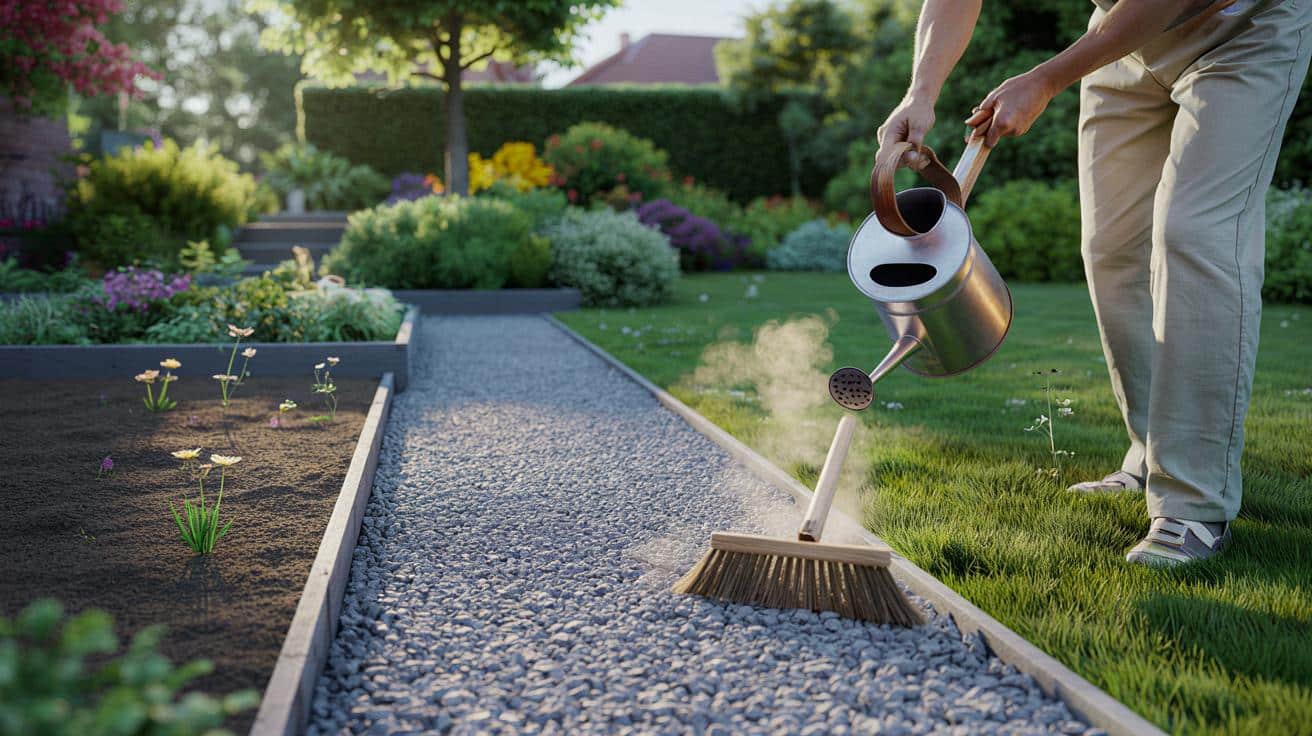 Kończę z plevieniem żwirowej alejki: 3 proste triki przed upałami