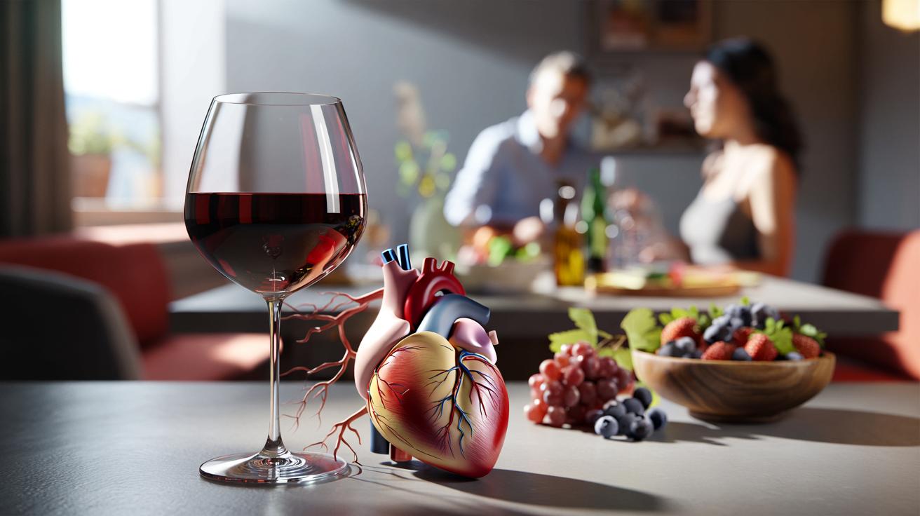 Koniec mitu o „zdrowym” kieliszku czerwonego wina dla serca?