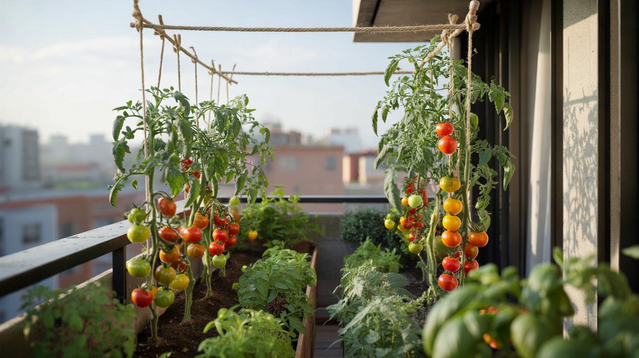 Koniec tyczek do pomidorów: sprytna metoda, która oszczędza miejsce